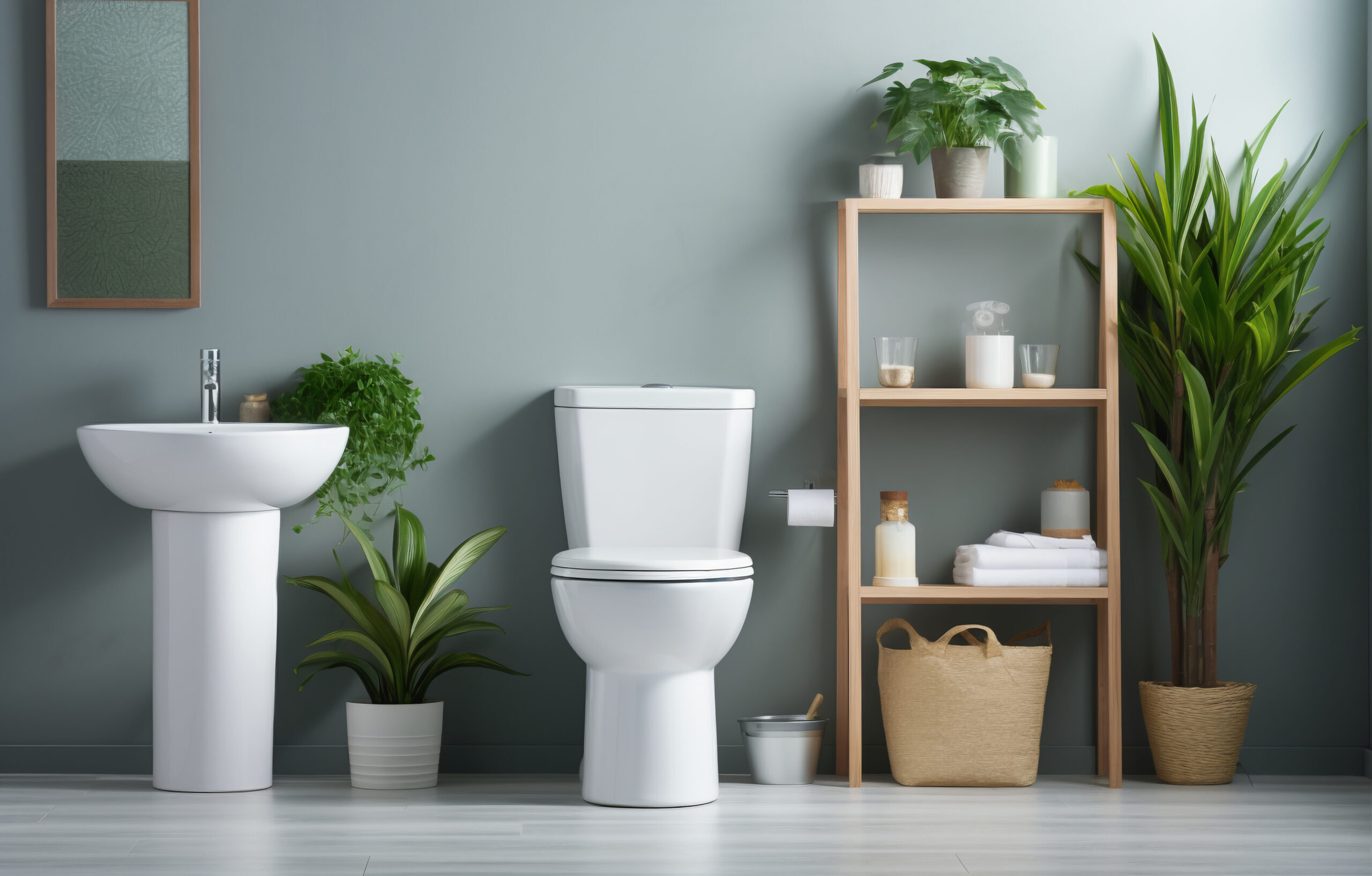 small-bathroom-with-modern-style-plants